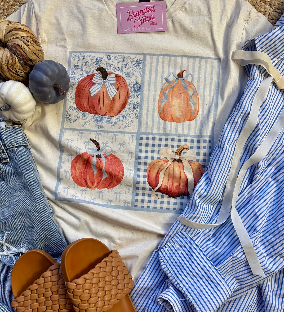 Blue Pumpkin Squares