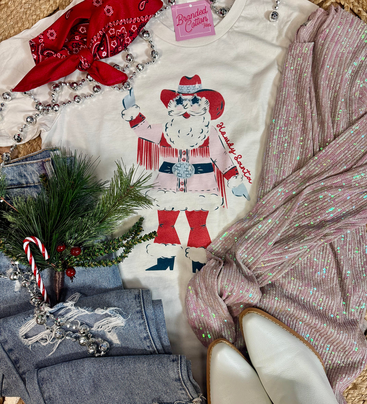 Howdy Disco Santa