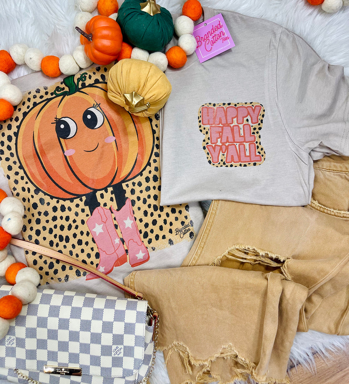 Happy Fall Yall Pumpkin