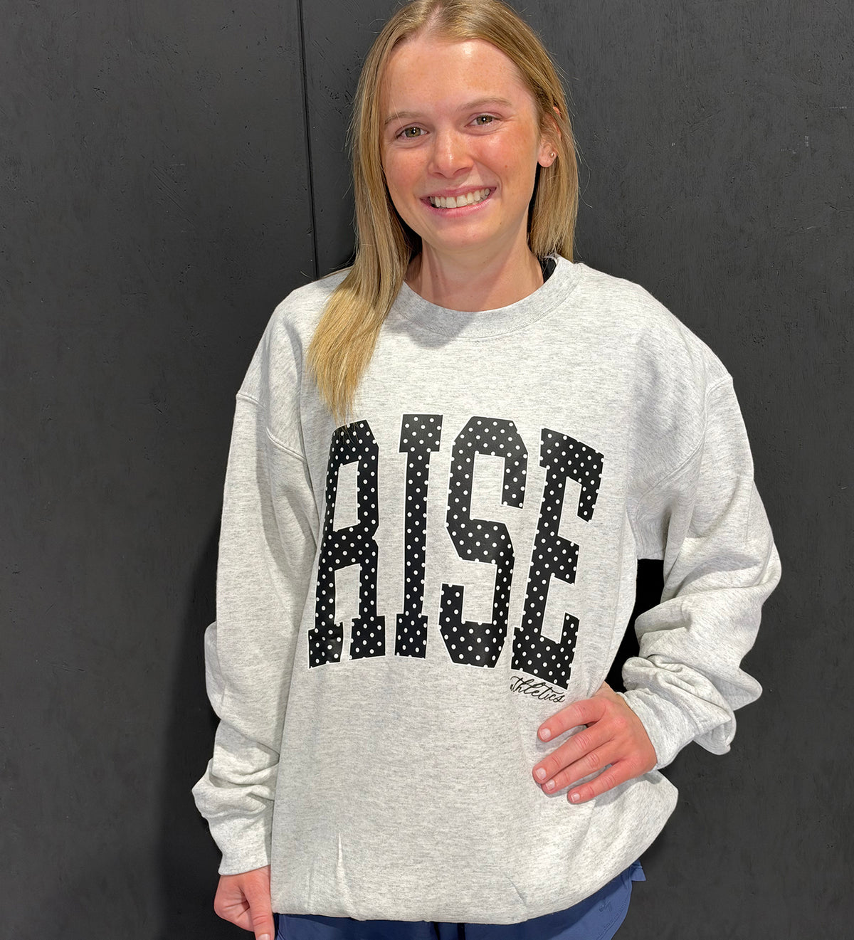 Polka Dot RISE Sweatshirt