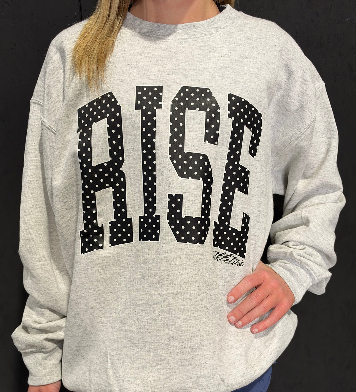 Polka Dot RISE Sweatshirt