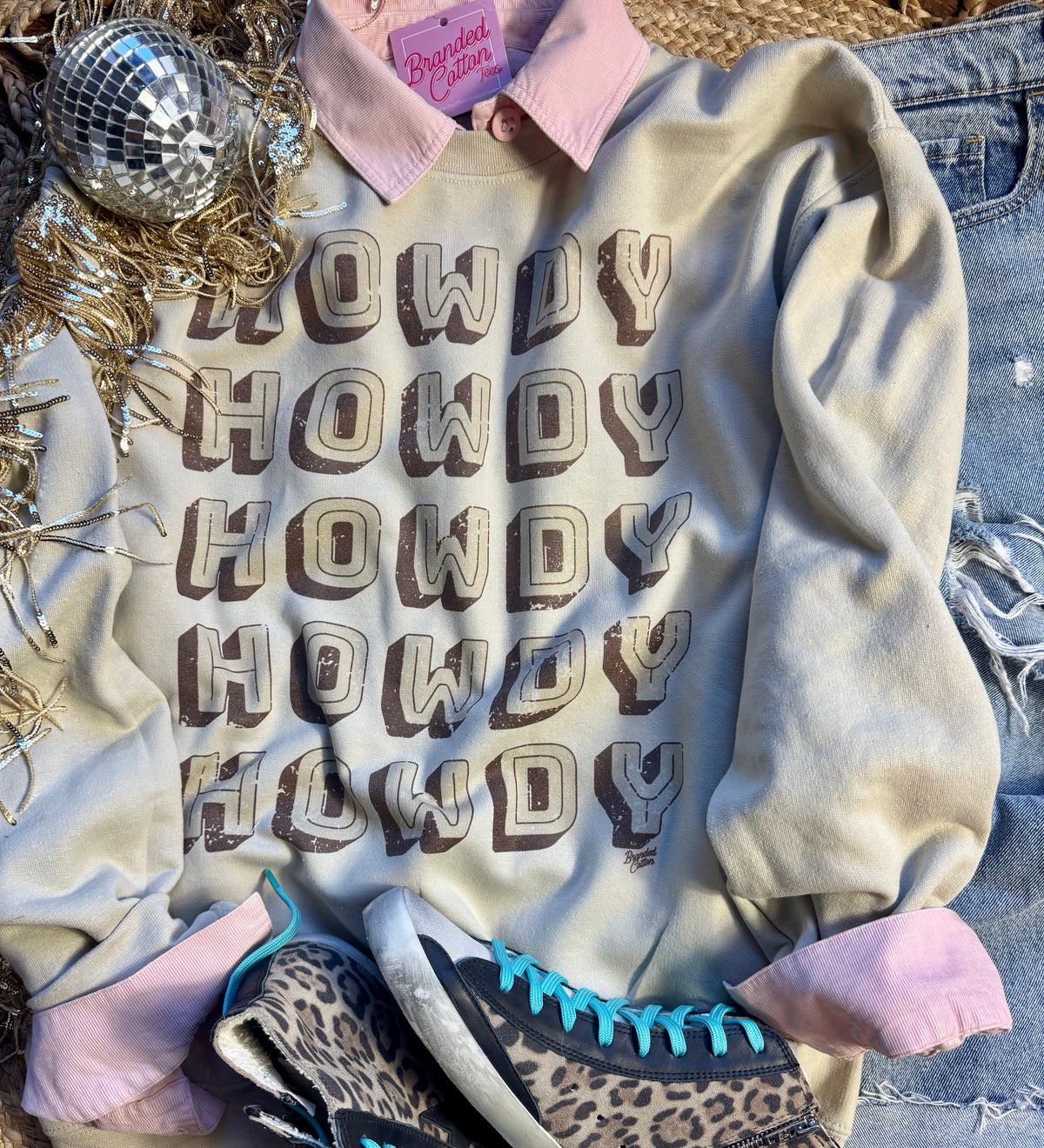 Howdy Repeat Sweatshirt