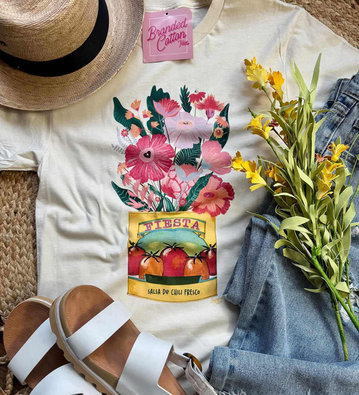 Fiesta Floral Can