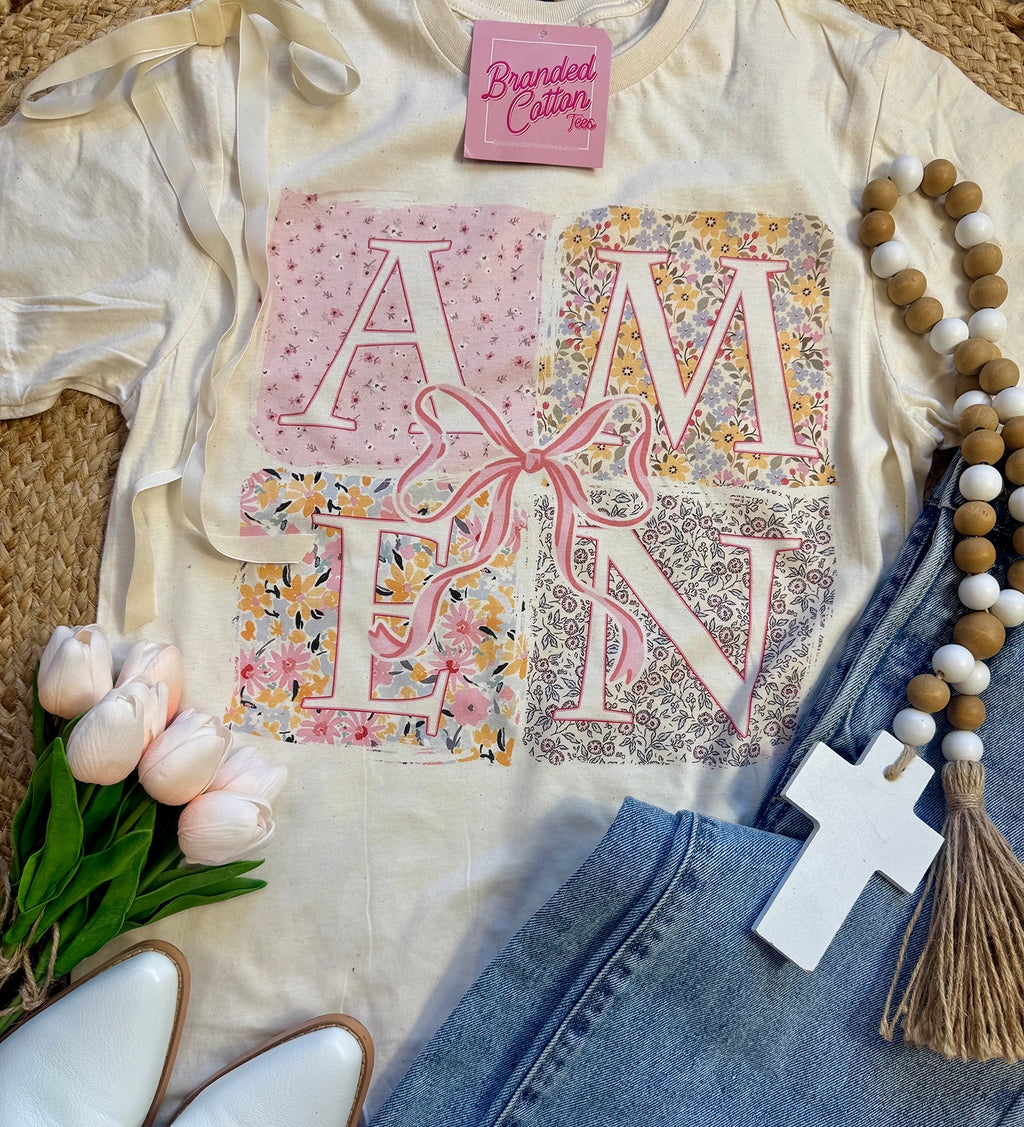 Patchwork Bow AMEN