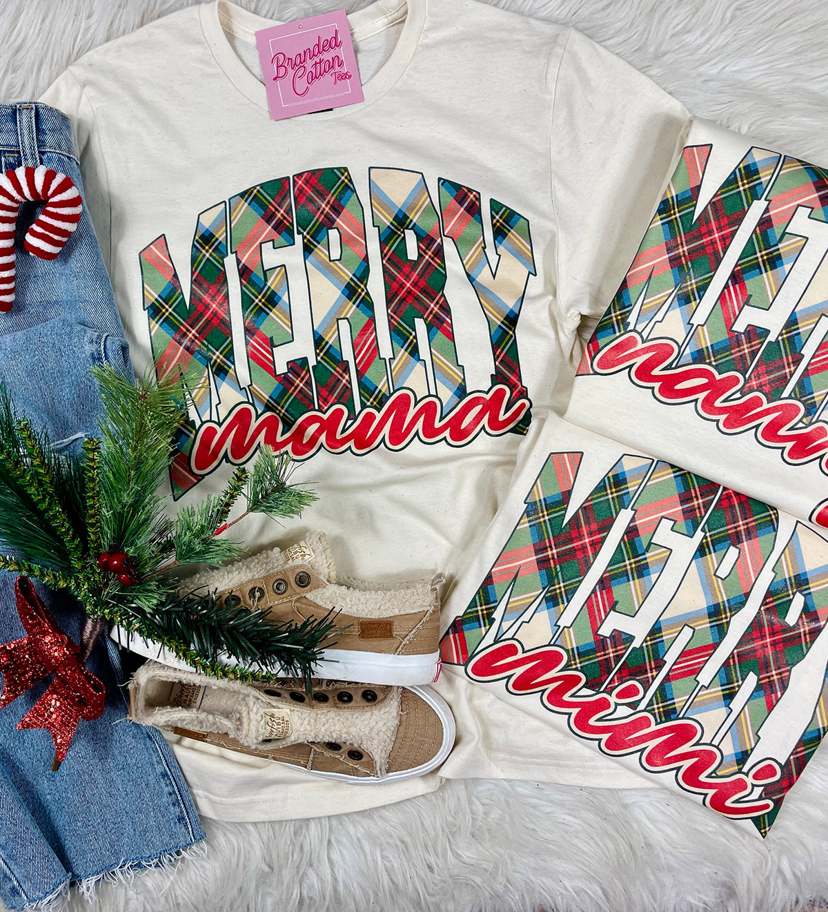 Plaid Merry Mama {Customizable}