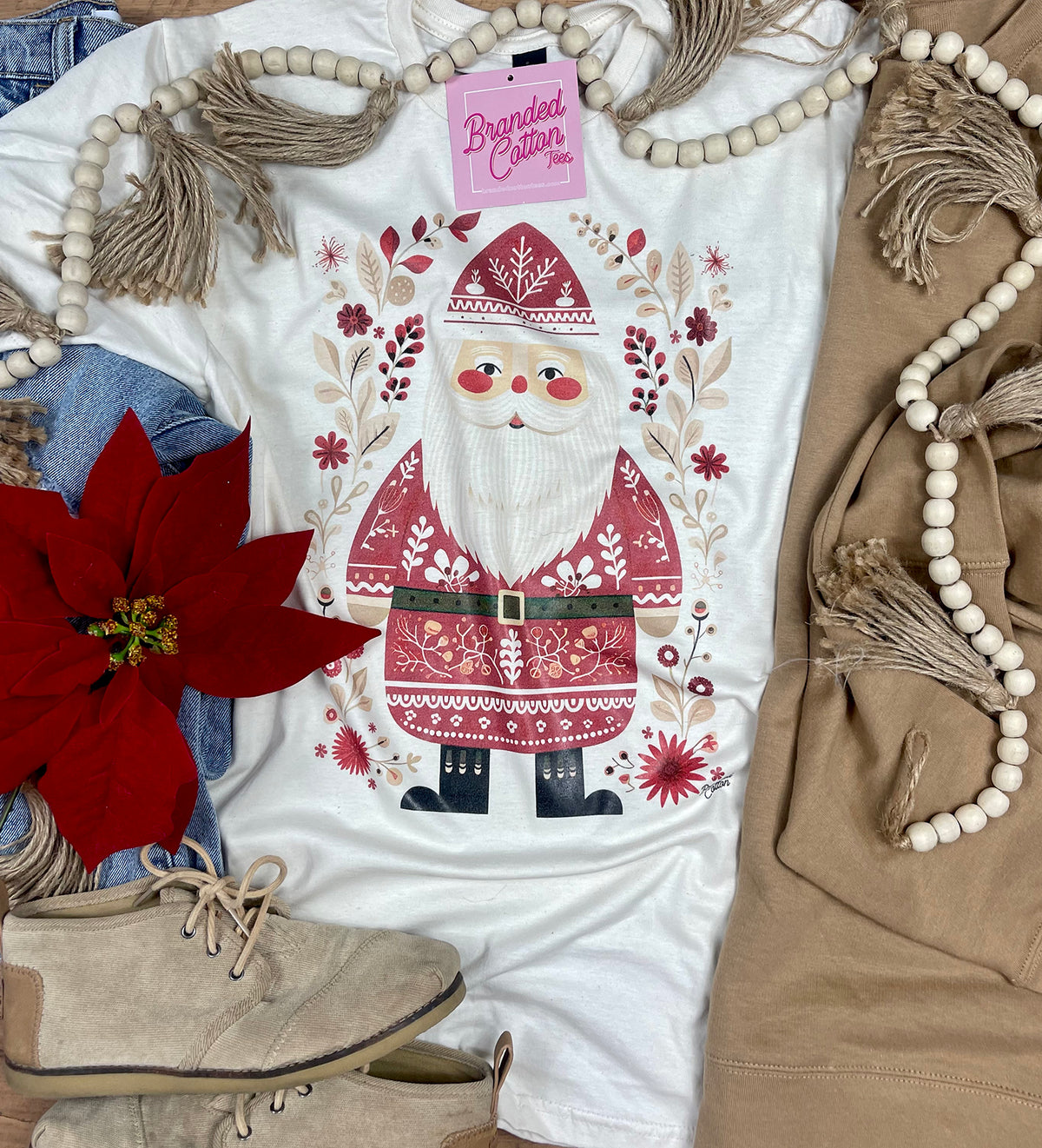 Vintage Folk Santa