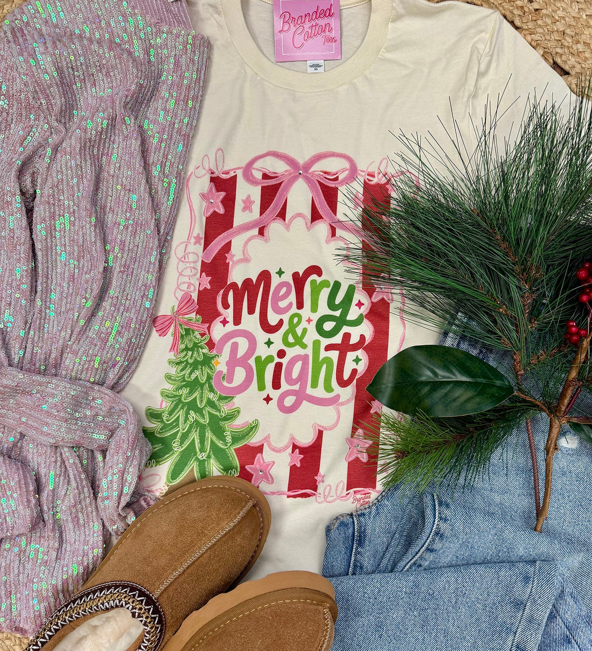 Merry & Bright Bow Frame
