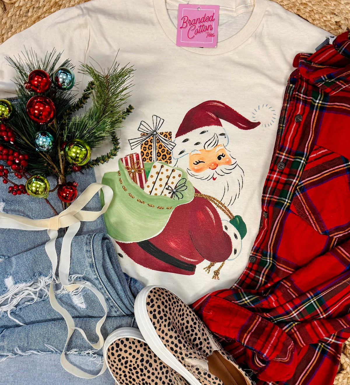 Winking Santa