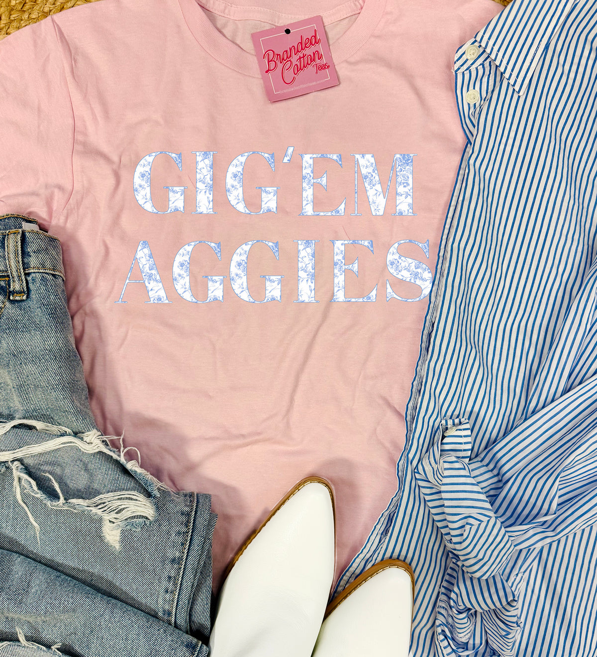 Blue Floral Gig'em