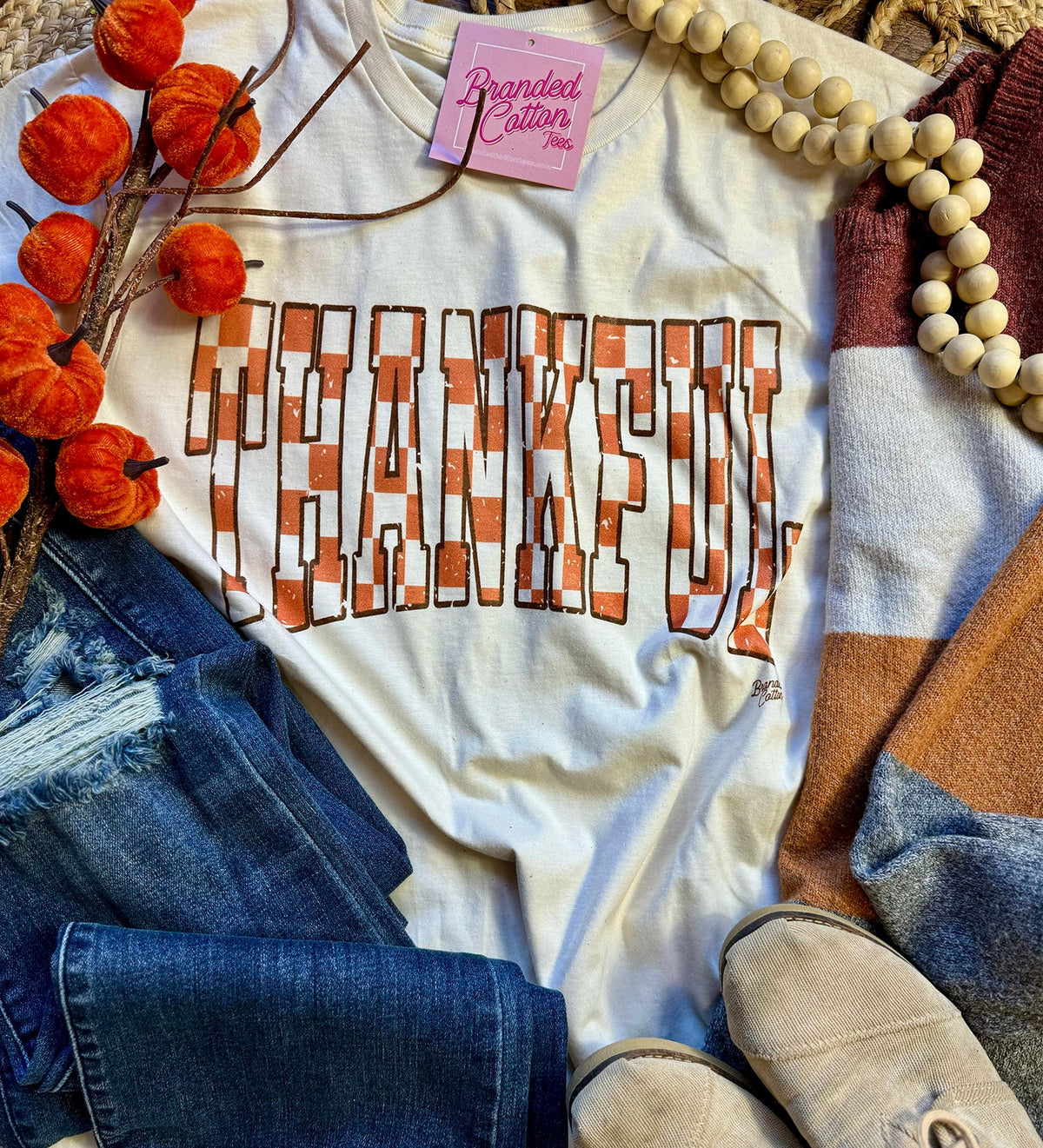 Checkered Thankful