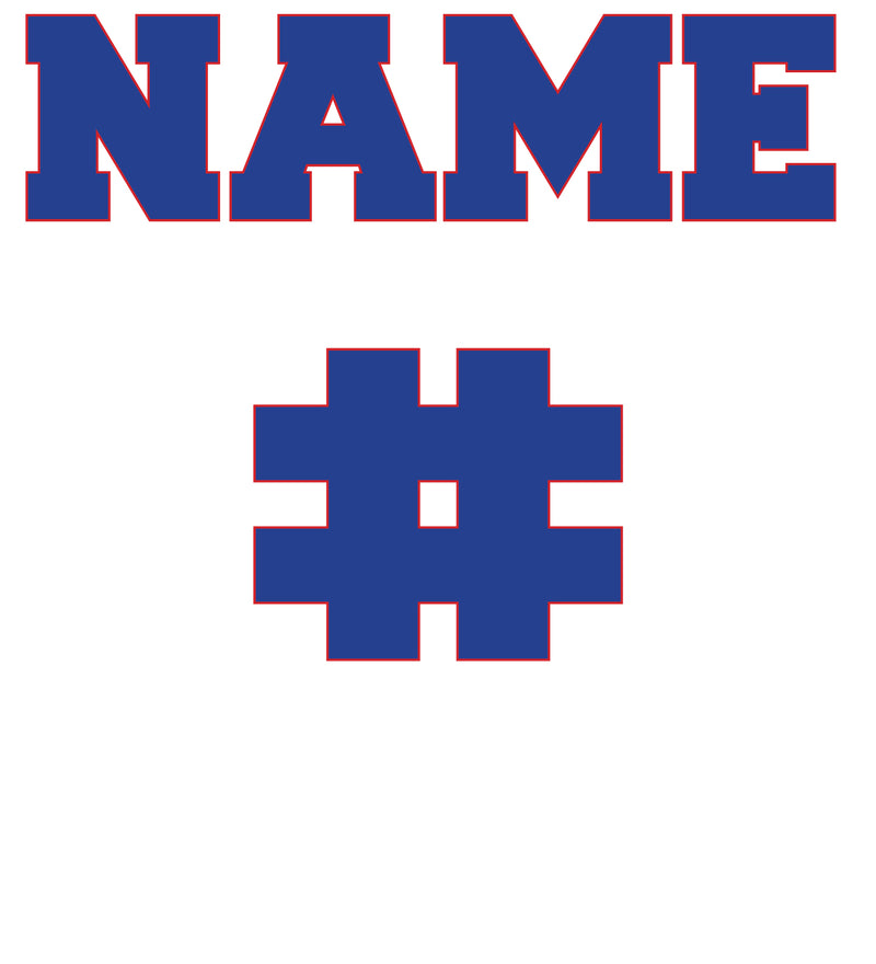 Back Name & Number Customization