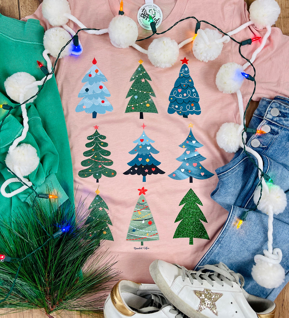 Repeat Glitter Tree