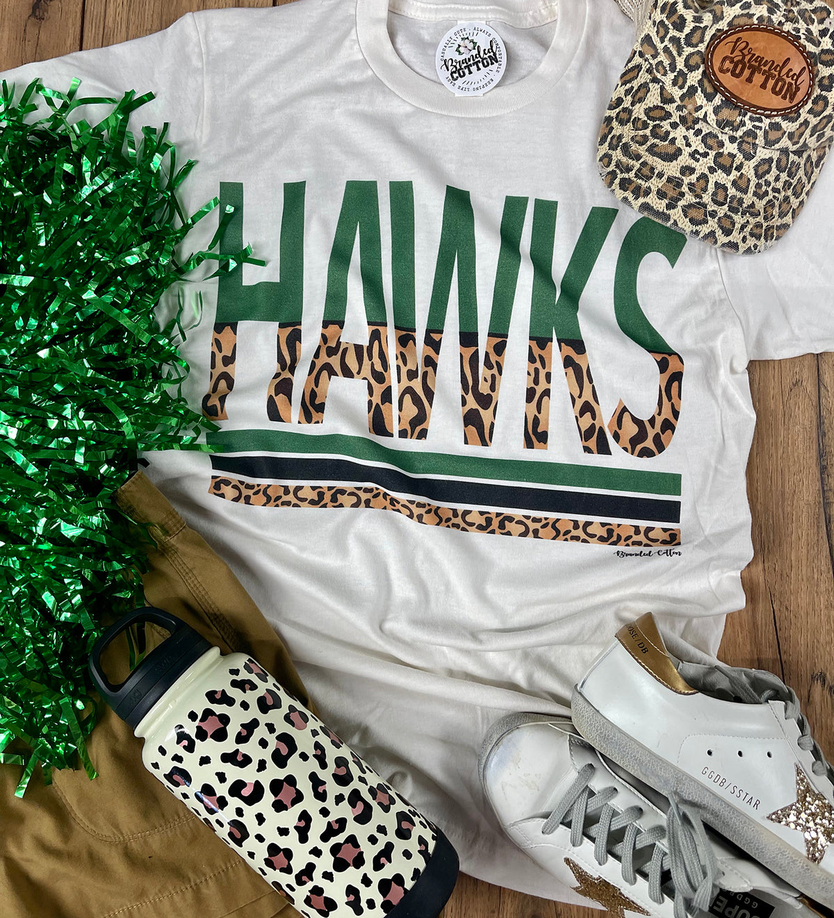 Leopard Mascot Letters