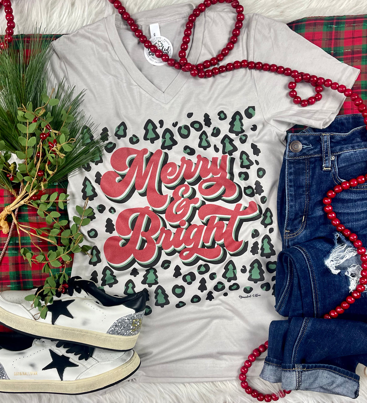 Merry & Bright Leopard Trees