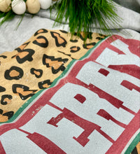 Glitter Merry Leopard Sweatshirt