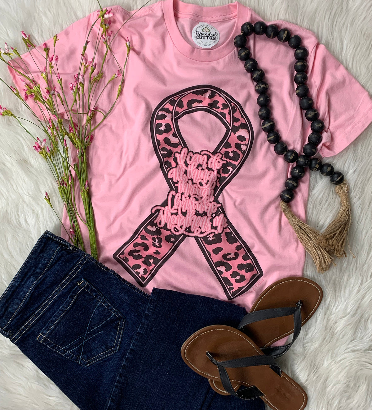 Leopard Breast Cancer Ribbon