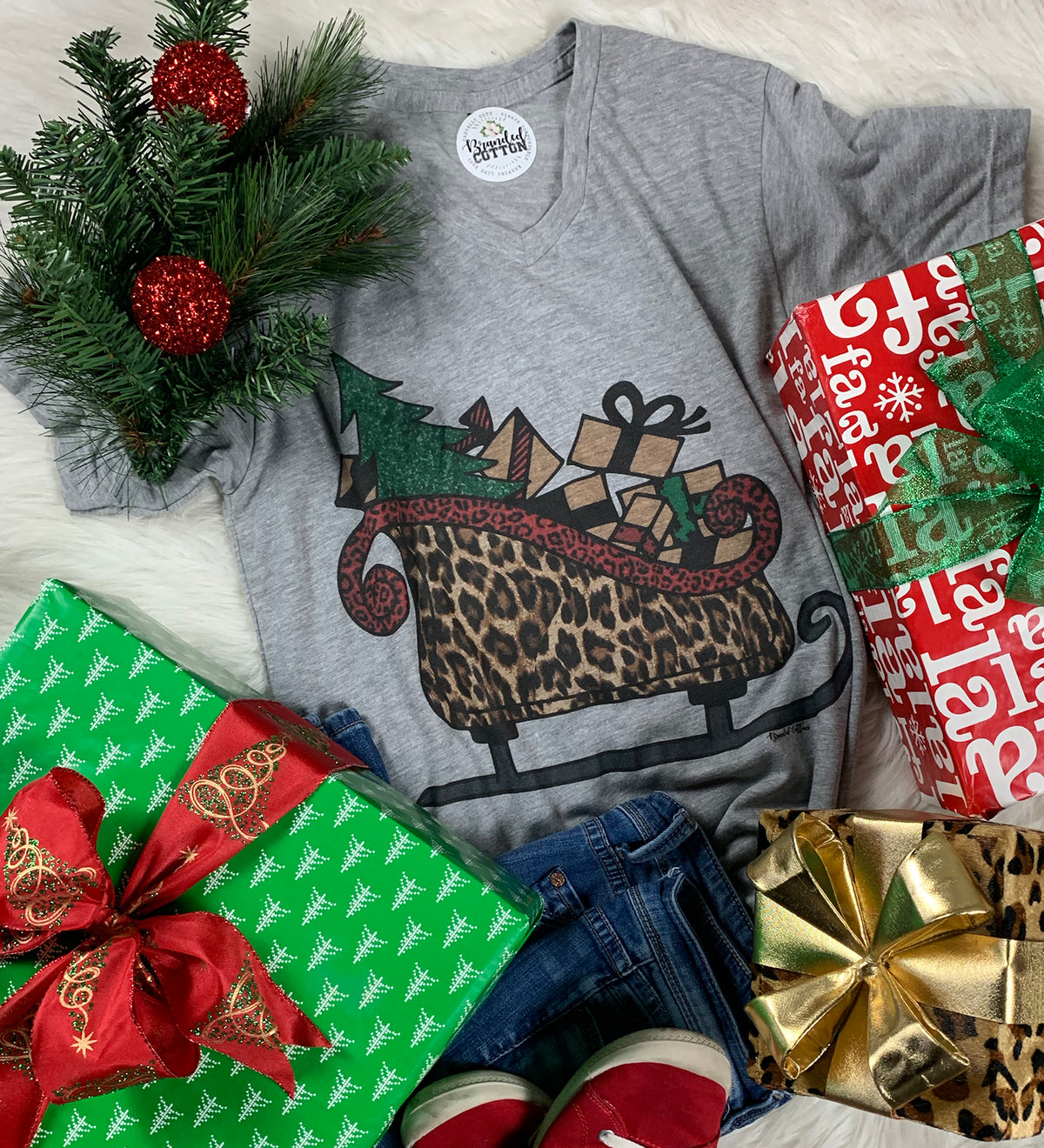 Leopard Sleigh