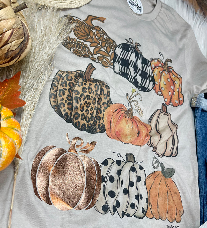 Foil Pumpkin Repeat