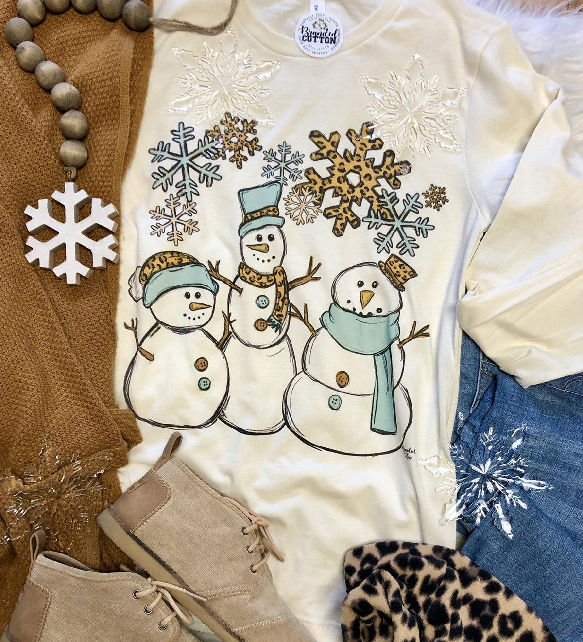 Leopard Snowman